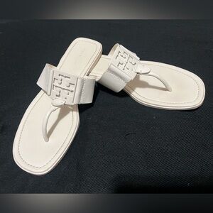 Tory Burch White Sandals